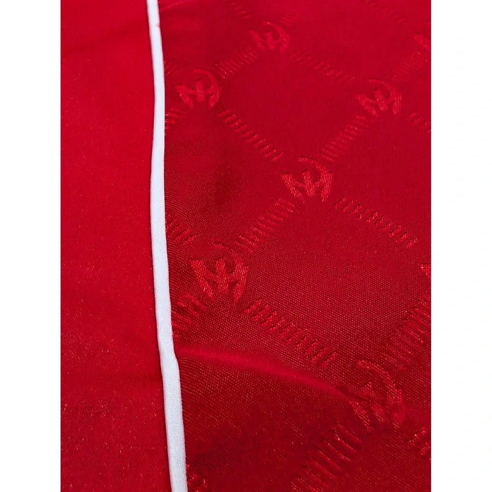 Adidas Mahomes Track Jacket Red White Logo Full Zip Mens Athletic Sportswear 2XL